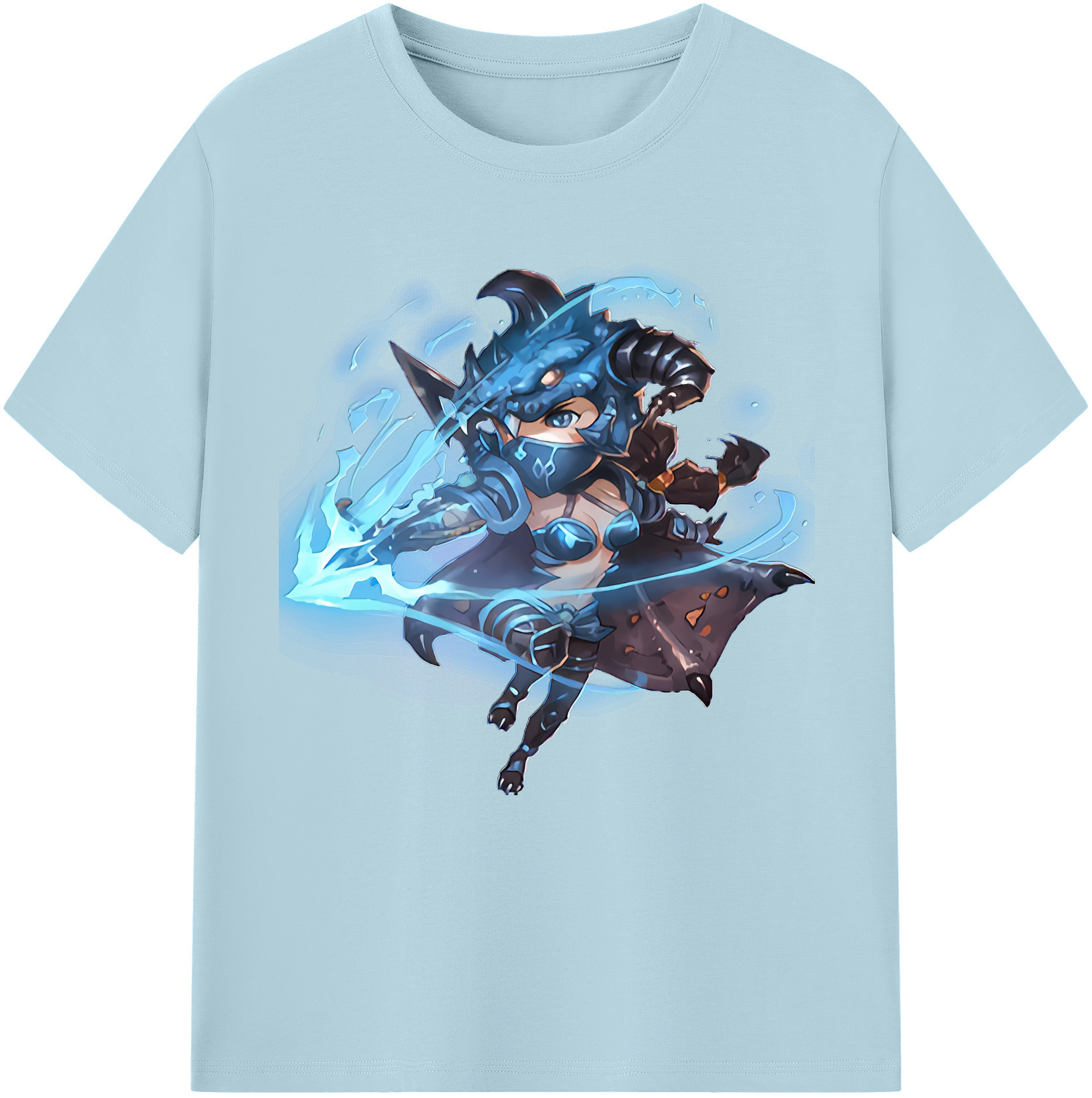 リーグ・オブ・レジェンド League of Legends LOL 綿100％半袖Tシャツ（フロントプリント）